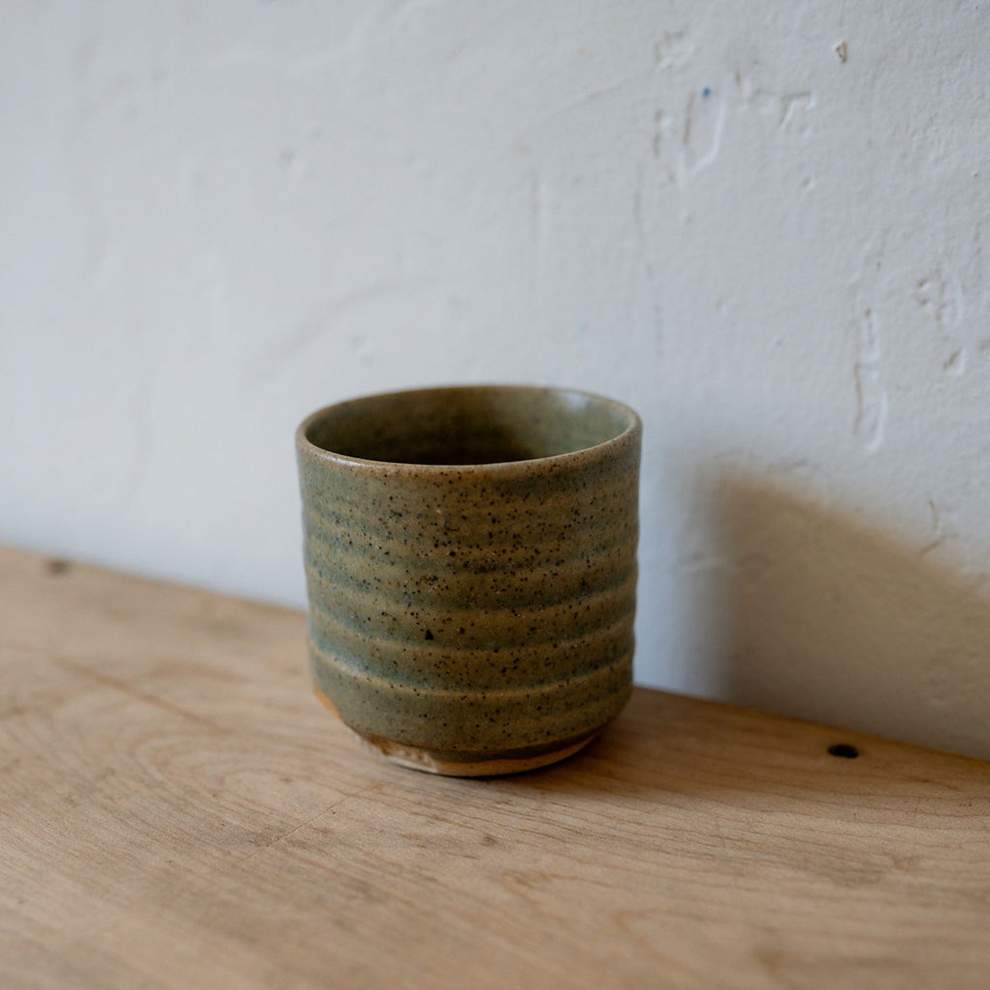 Sallee Warner Ceramics Small Green Vessel | Sallee Warner Ceramics | Miss Arthur | Home Goods | Tasmania