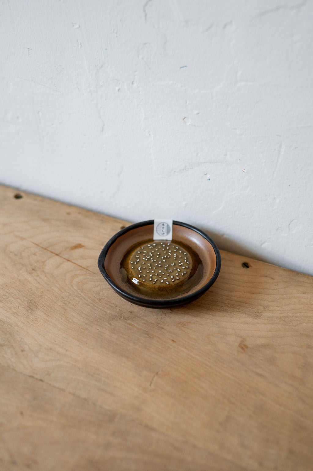 Handmade Black Suri Plate Small | Motoshige | Miss Arthur | Home Goods | Tasmania