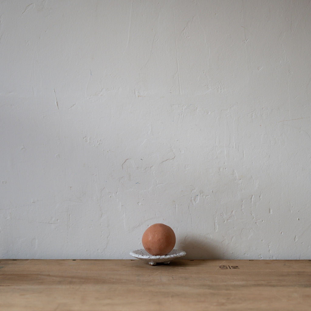 Leap and Wander Footed Soap Dish Pinched | Tasmanian Handcrafted | Miss Arthur | Home Goods | Tasmania
