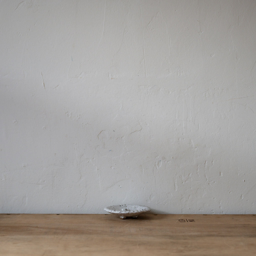 Leap and Wander Footed Soap Dish Pinched | Tasmanian Handcrafted | Miss Arthur | Home Goods | Tasmania