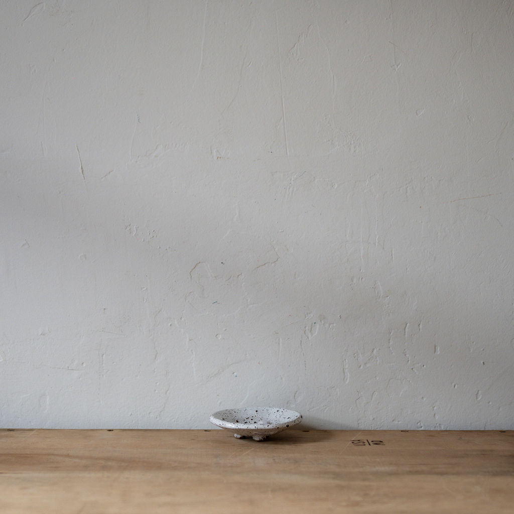 Leap and Wander Footed Soap Dish Plain | Tasmanian Handcrafted | Miss Arthur | Home Goods | Tasmania