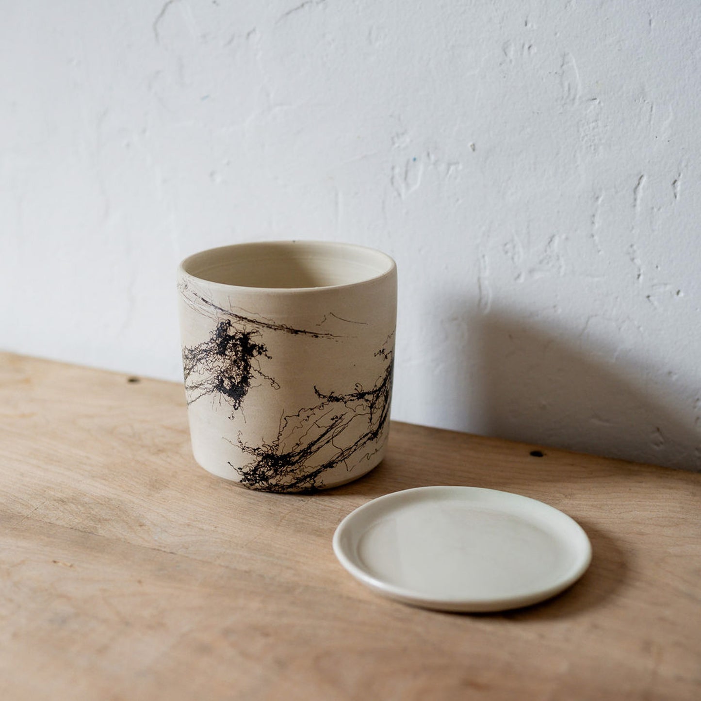 Raku Pottery 4 Inch Planter | Tasmanian Handcrafted | Miss Arthur | Home Goods | Tasmania