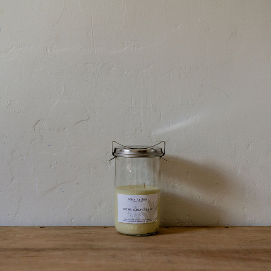 Thyme & Olive Leaf N° 31 Candle | Miss Arthur | Miss Arthur | Home Goods | Tasmania