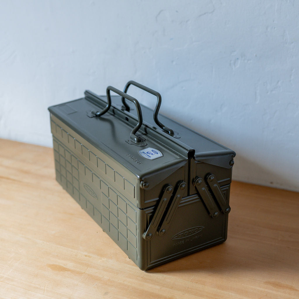 Toyo Steel Cantilever Work Box Moss Green ST-350 | Toyo | Miss Arthur | Home Goods | Tasmania