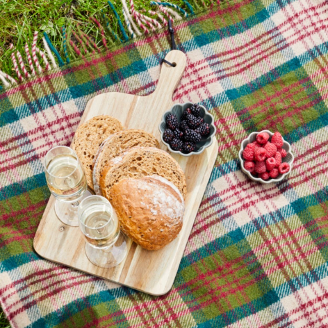 Tweedmill Textiles Polo Wool Picnic Rug Thistleberry | Tweedmill Textiles | Miss Arthur | Home Goods | Tasmania