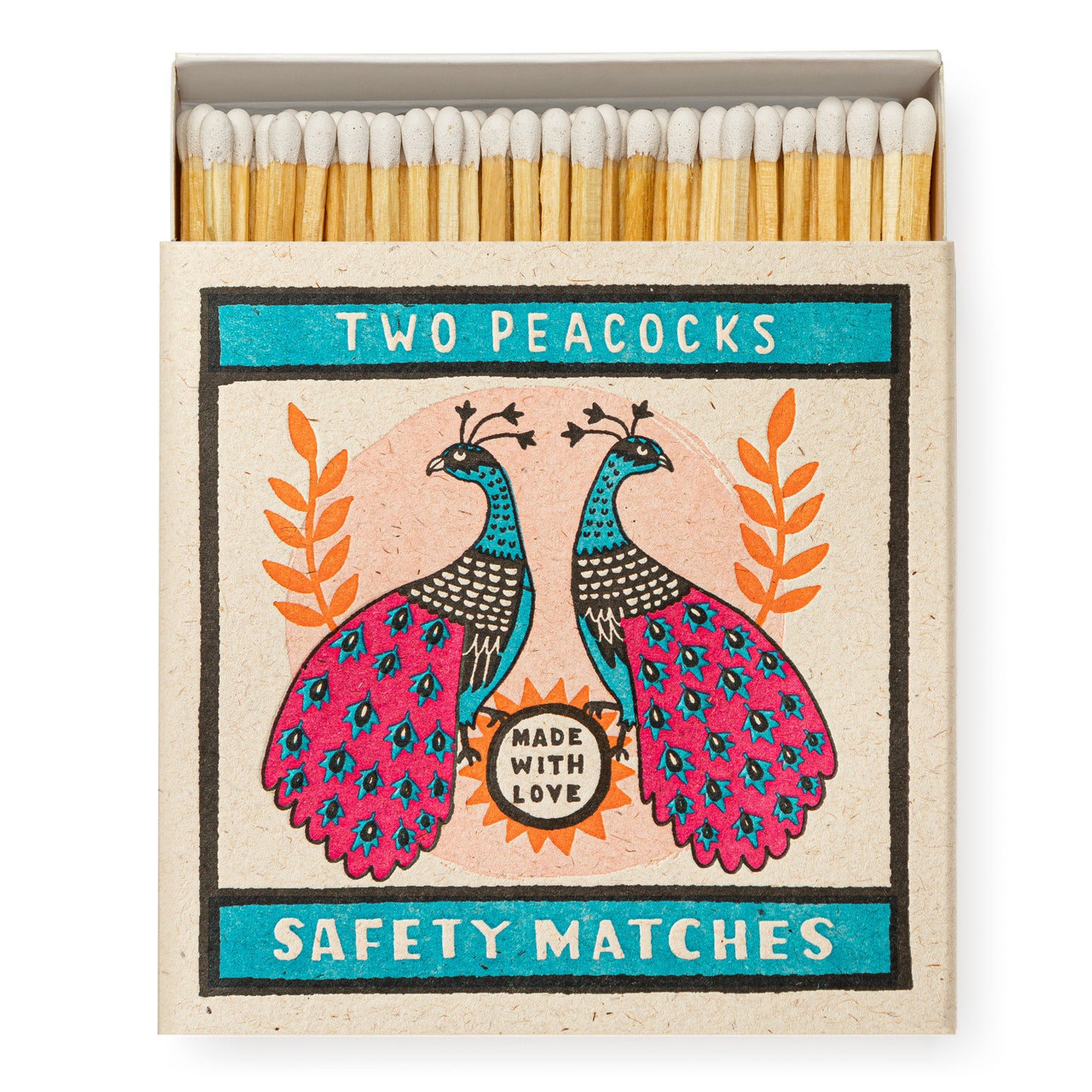 Archivist Luxury Matches Two Peacocks | Archivist | Miss Arthur | Home Goods | Tasmania
