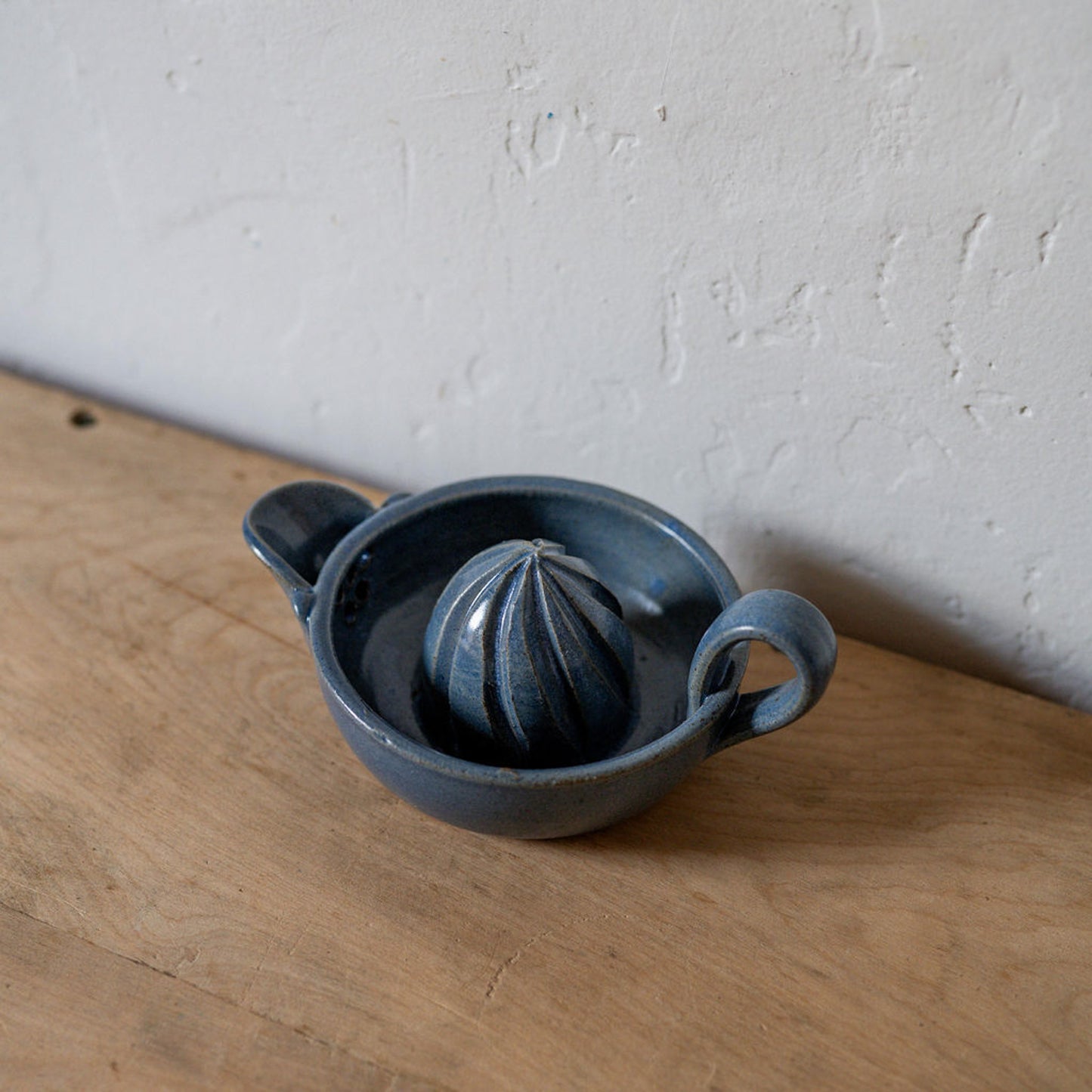 Pottery Juicer Blue | Artisanal Goods | Miss Arthur | Home Goods | Tasmania