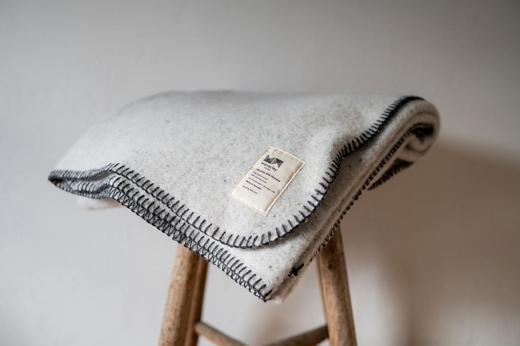 Waverley Mills Recycled Wool Pet Blanket Charcoal | Waverley Mills | Miss Arthur | Home Goods | Tasmania