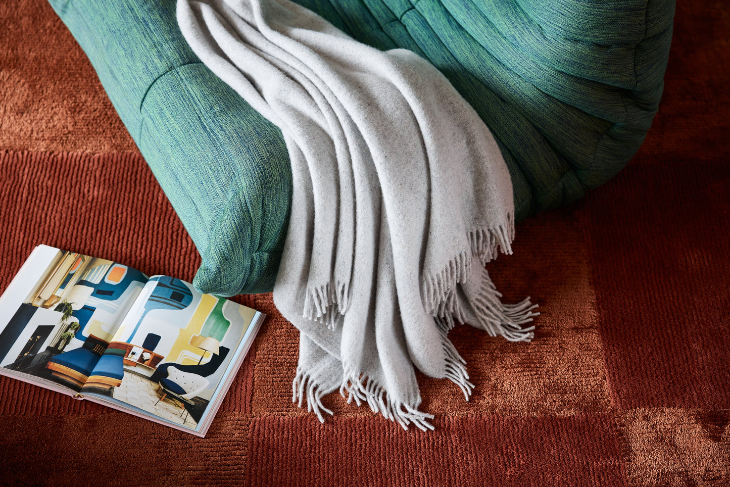 Waverley Mills Classic Throw Dove Grey | Waverley Mills | Miss Arthur | Home Goods | Tasmania