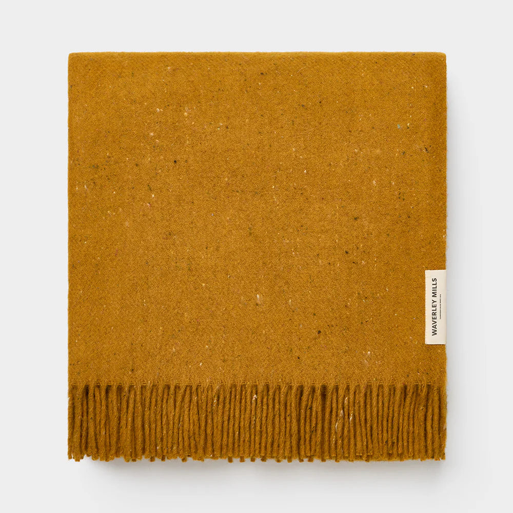 Waverley Mills Classic Throw Gold | Waverley Mills | Miss Arthur | Home Goods | Tasmania