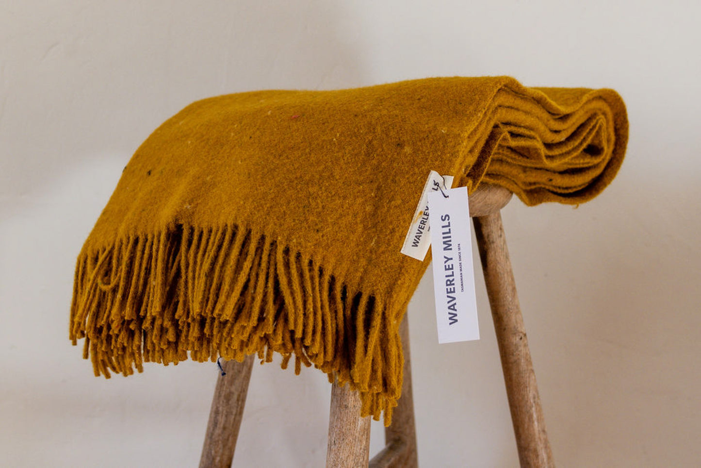 Waverley Mills Classic Throw Gold | Waverley Mills | Miss Arthur | Home Goods | Tasmania