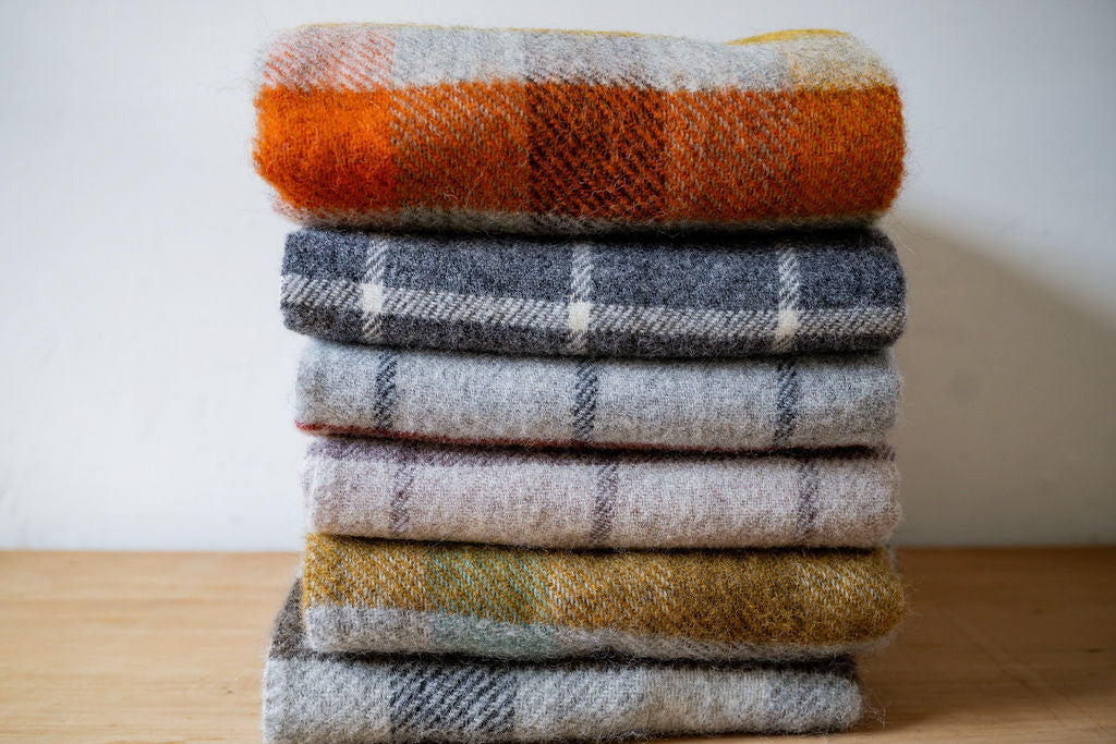 Klippan Tartan Blanket Dark Grey | Klippan | Miss Arthur | Home Goods | Tasmania