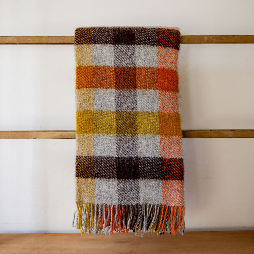 Klippan Gotland Wool Multi Blanket Yellow | Klippan | Miss Arthur | Home Goods | Tasmania