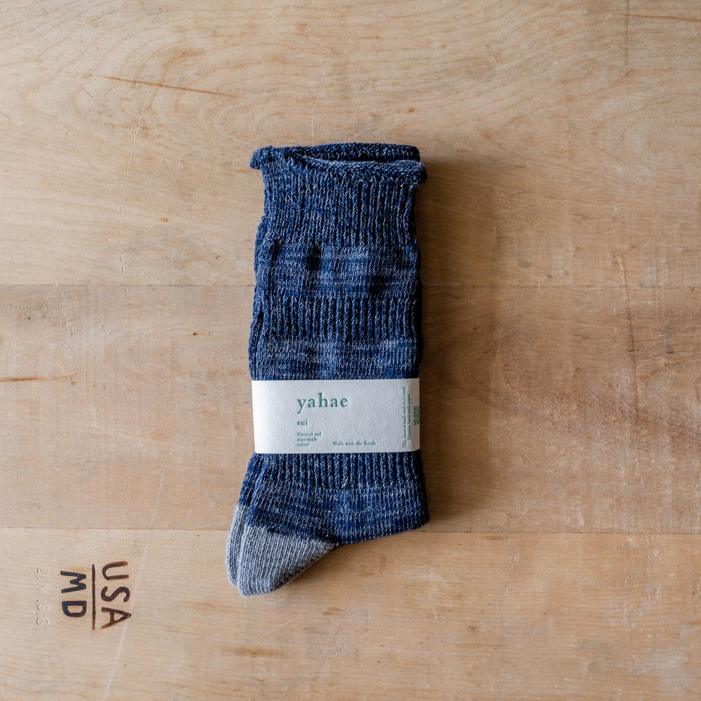 Yahae Organic Cotton Ploot Socks Navy Large | Yahae | Miss Arthur | Home Goods | Tasmania