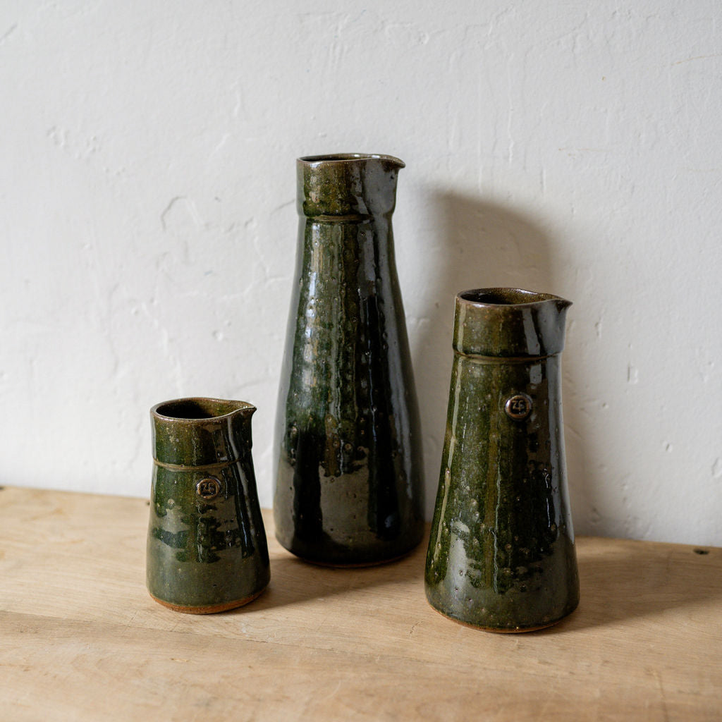 Zsolt Faludi Medium Jug Green Glaze | Zsolt Faludi | Miss Arthur | Home Goods | Tasmania