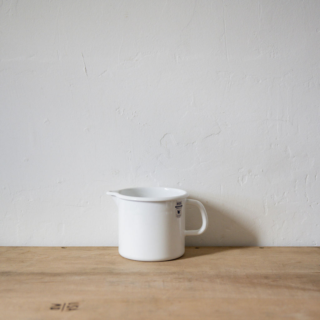 Riess Enamel Jug with Spout White 1L | Riess | Miss Arthur | Home Goods | Tasmania