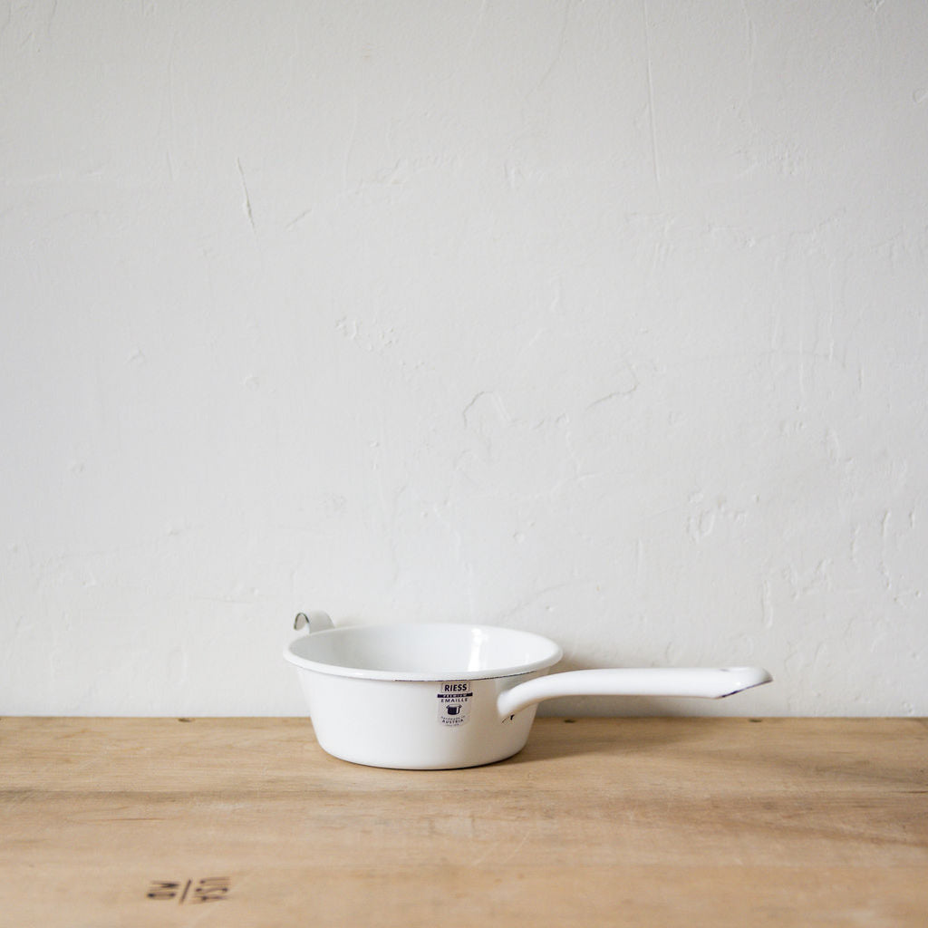 Riess Enamel Sieve with Handle White 16cm | Riess | Miss Arthur | Home Goods | Tasmania