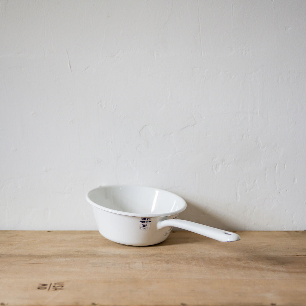 Riess Enamel Sieve with Handle White 18cm | Riess | Miss Arthur | Home Goods | Tasmania