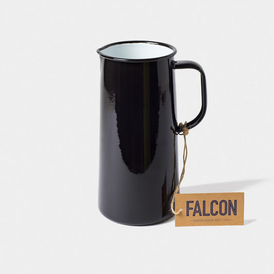 Falcon Enamelware Enamel 3 Pint Jug Coal Black | Falcon Enamelware | Miss Arthur | Home Goods | Tasmania