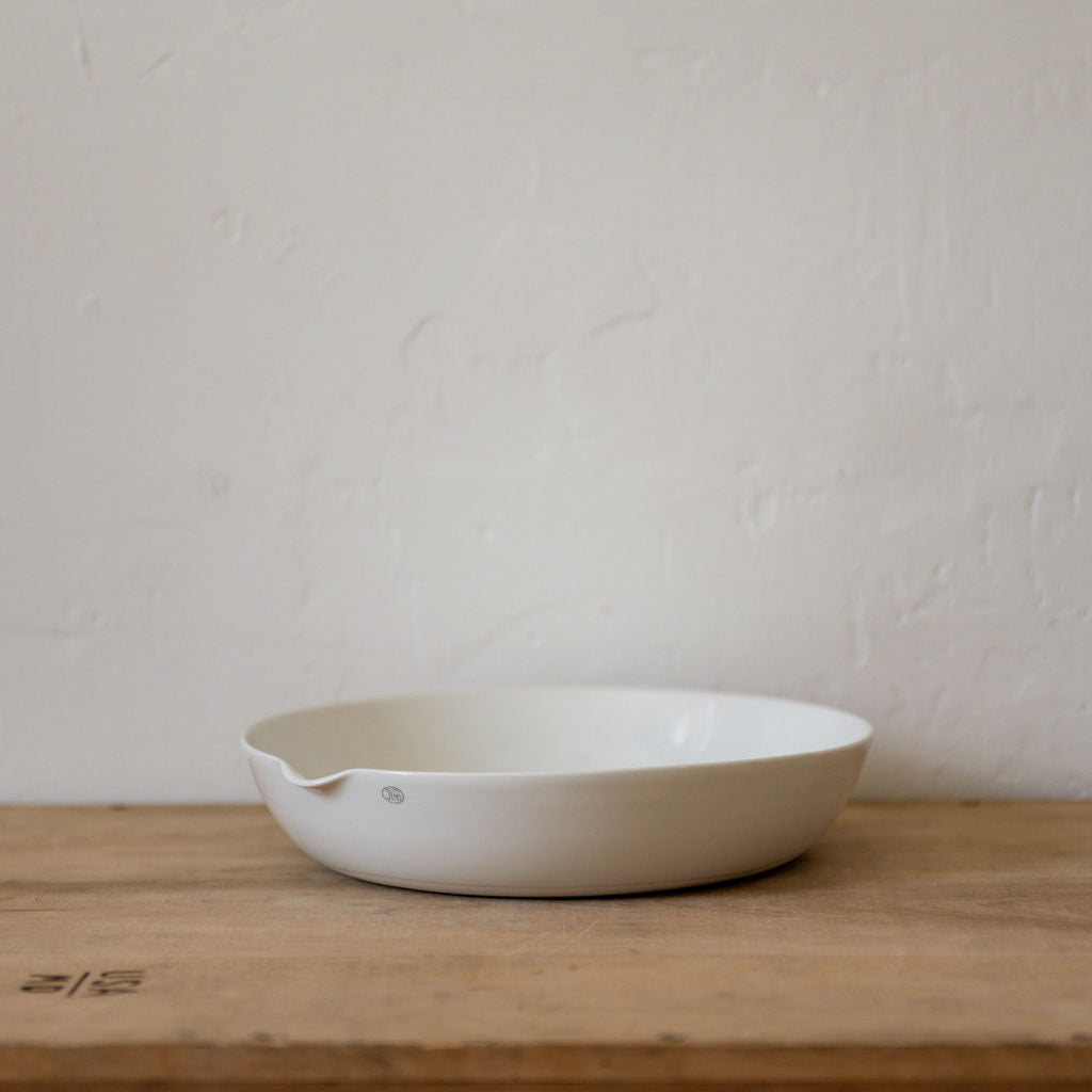 Porcelain Dish Low Form with Spout 208/8 | Jipo | Miss Arthur | Home Goods | Tasmania