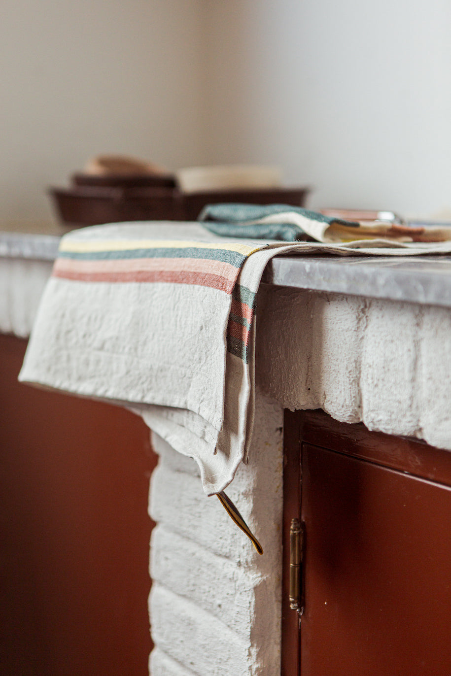 Libeco Dock Kitchen Towel Lucerne Stripe | Libeco | Miss Arthur | Home Goods | Tasmania