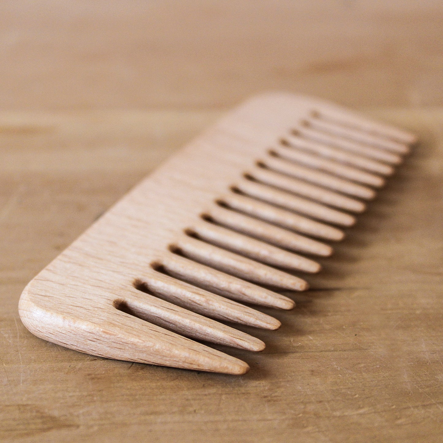 Beechwood Wide Tooth Comb | Kellerbursten | Miss Arthur | Home Goods | Tasmania