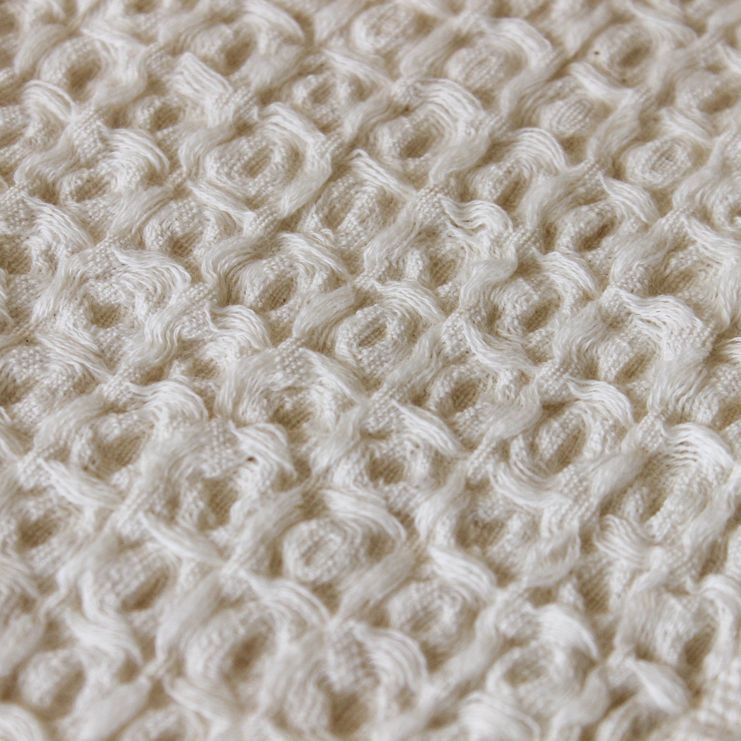 Kontex Cotton Linen Waffle Ivory Wash Cloth | Kontex | Miss Arthur | Home Goods | Tasmania