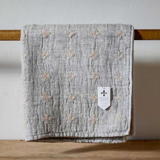 Kontex Linen Plus Bath Towel Grey | Kontex | Miss Arthur | Home Goods | Tasmania