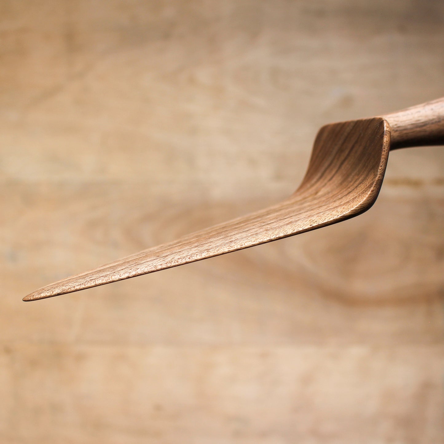 Hand Carved Wooden Cake Server Walnut | Marini | Miss Arthur | Home Goods | Tasmania