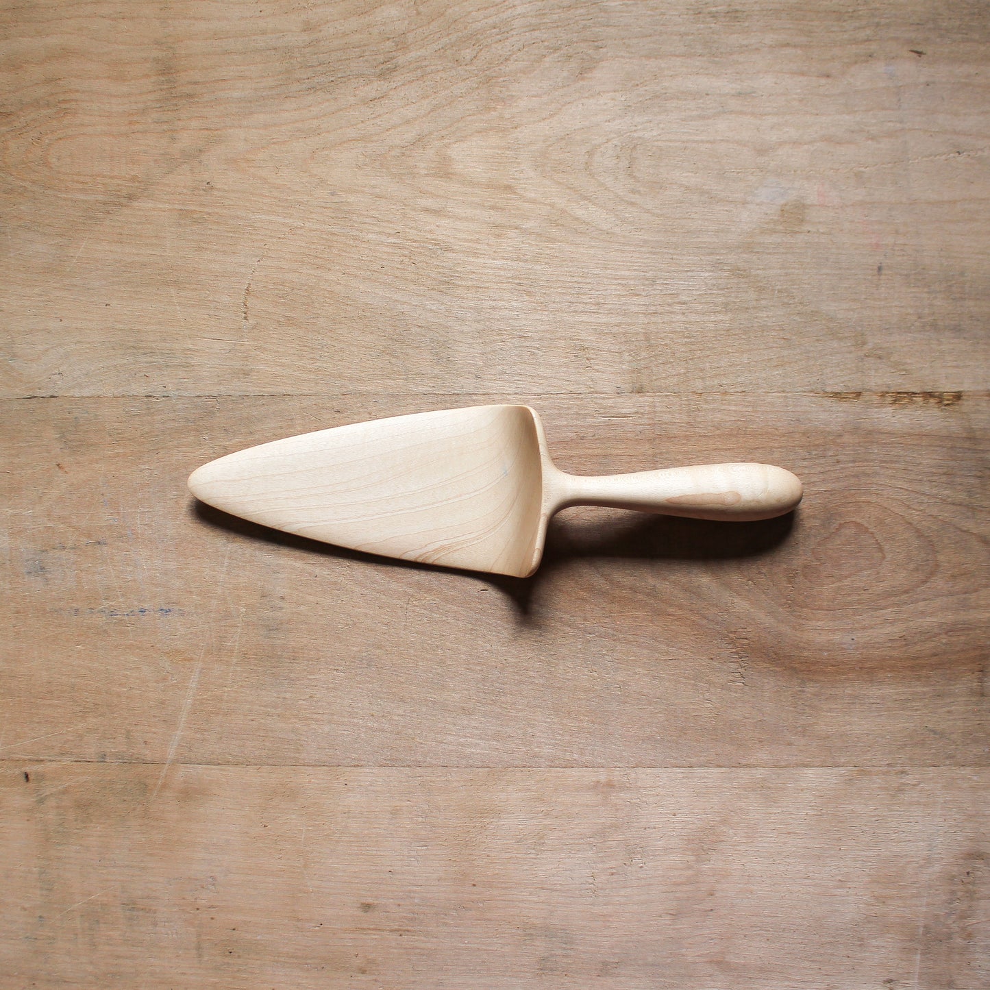 Hand Carved Wooden Cake Server Maple | Marini | Miss Arthur | Home Goods | Tasmania