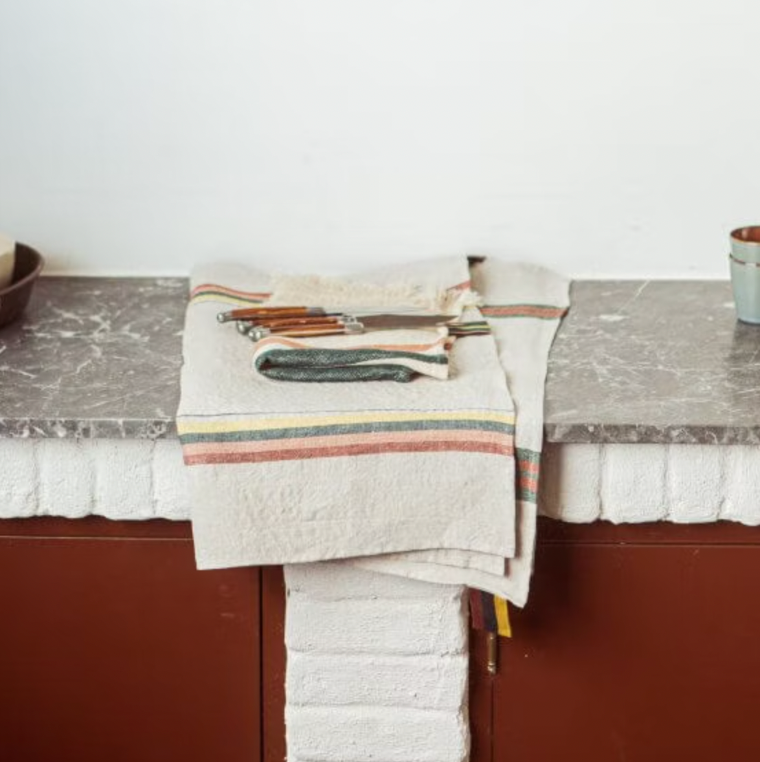Libeco Dock Kitchen Towel Lucerne Stripe | Libeco | Miss Arthur | Home Goods | Tasmania