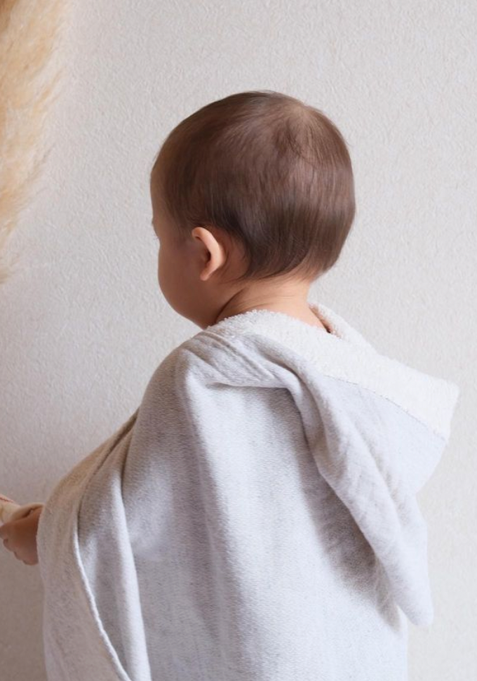 Kontex Claire Hooded Baby Towel Pink | Kontex | Miss Arthur | Home Goods | Tasmania