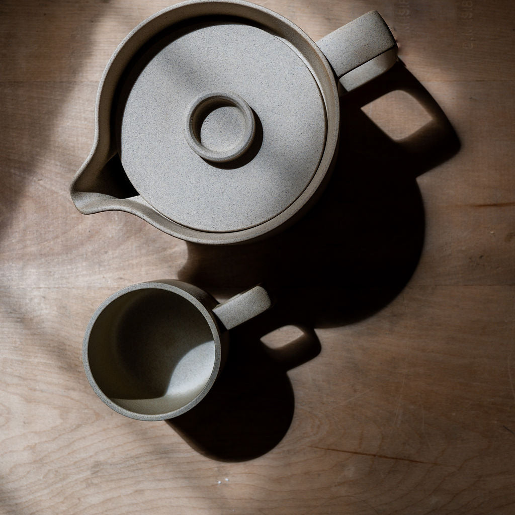 Hasami Teapot 145mm Natural HP018 | Hasami | Miss Arthur | Home Goods | Tasmania