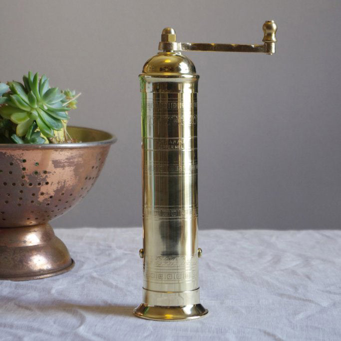 Brass Pepper Mill 105 | Alexander | Miss Arthur | Home Goods | Tasmania