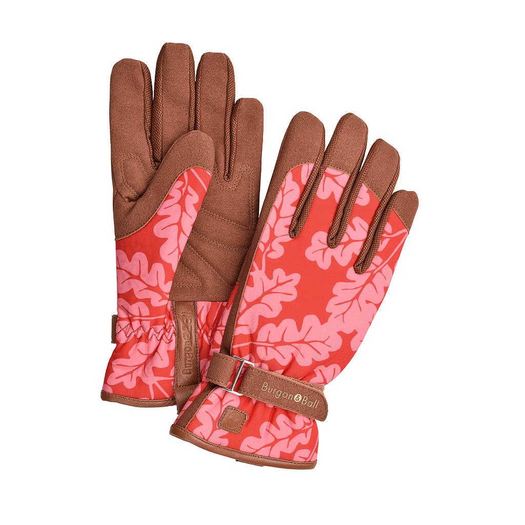 Burgon & Ball Love The Glove Oak Leaf Poppy M/L | Burgon & Ball | Miss Arthur | Home Goods | Tasmania