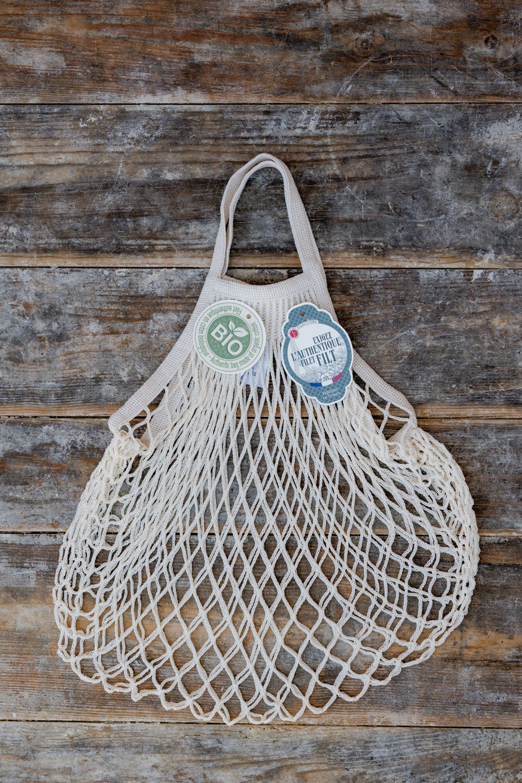Filt French String Bag Short Handle Ecru Bio | Filt | Miss Arthur | Home Goods | Tasmania