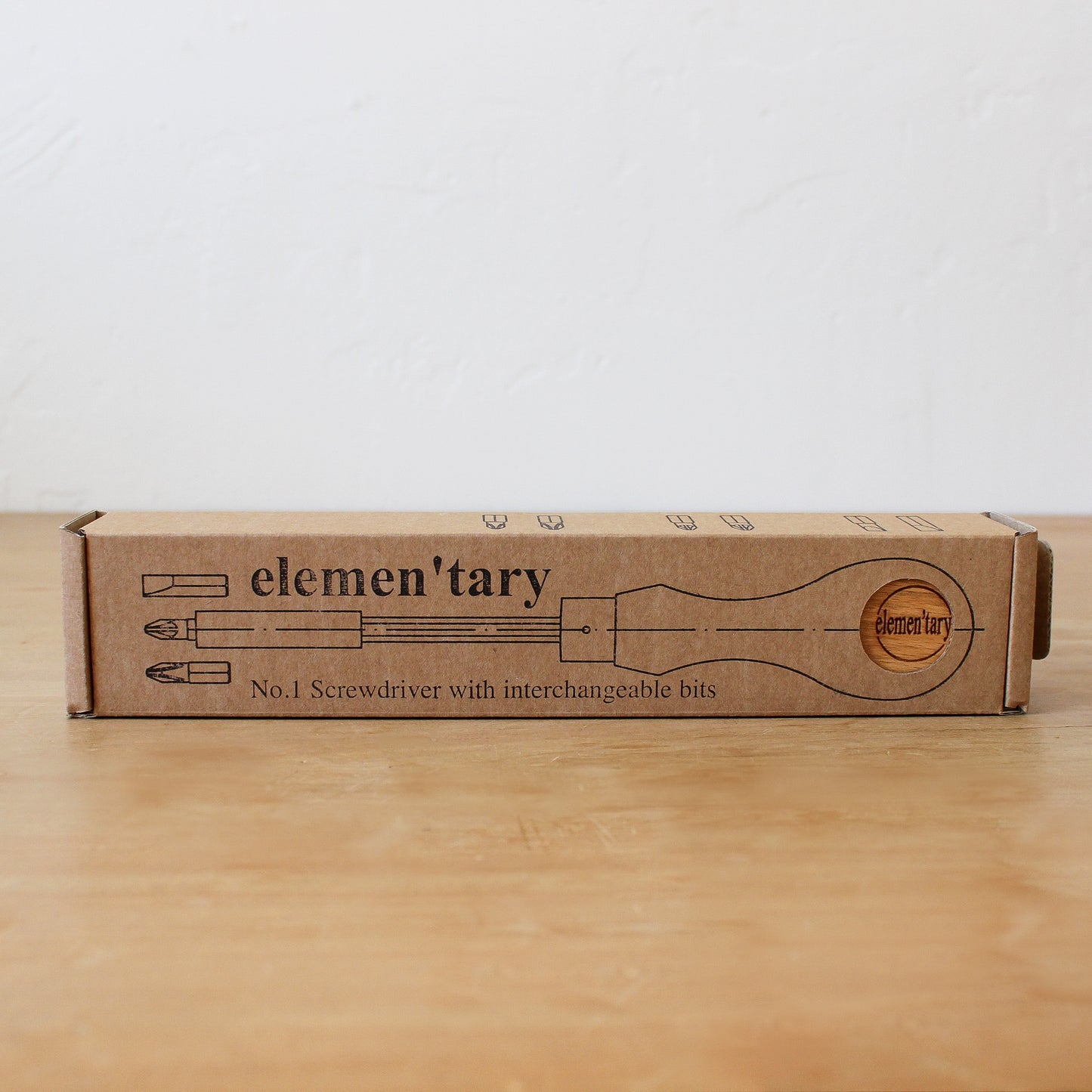 No.1 Screwdriver Sets (Large Handle + 6 Bits) | elemen'tary | Miss Arthur | Home Goods | Tasmania
