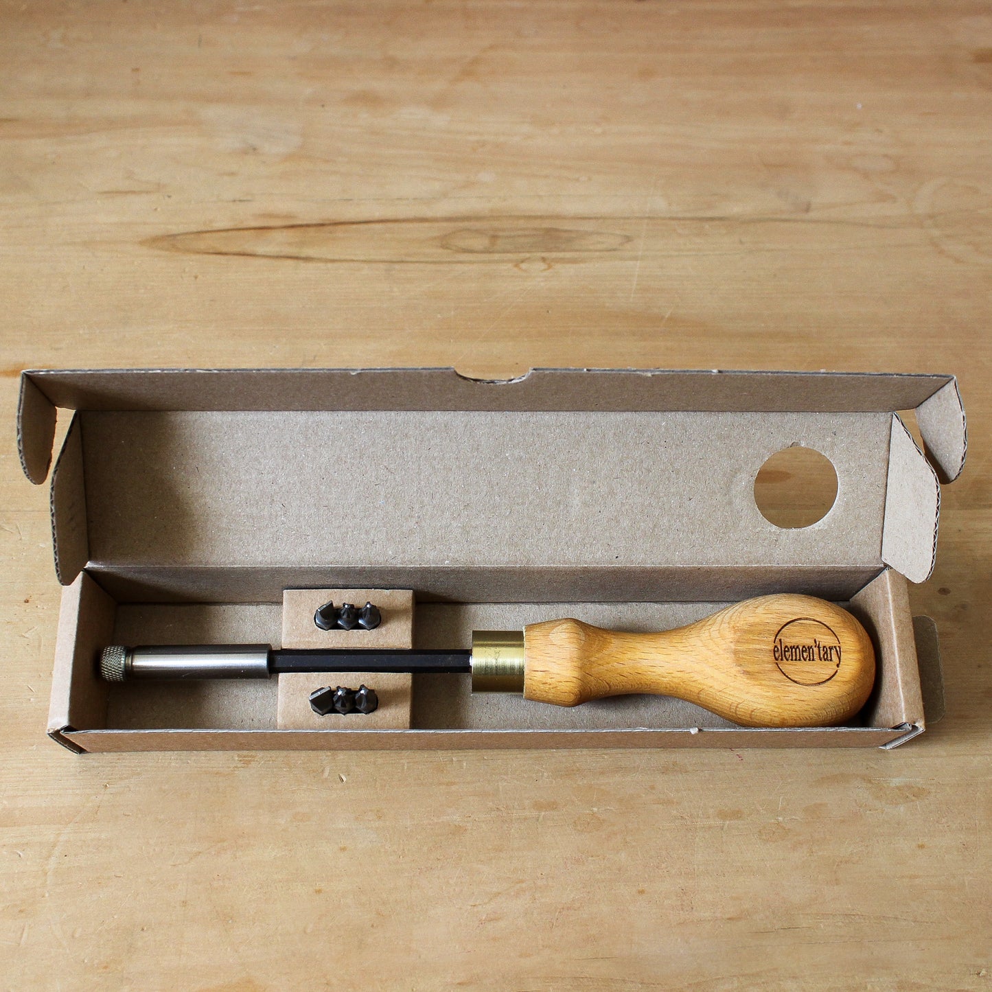No.1 Screwdriver Sets (Large Handle + 6 Bits) | elemen'tary | Miss Arthur | Home Goods | Tasmania