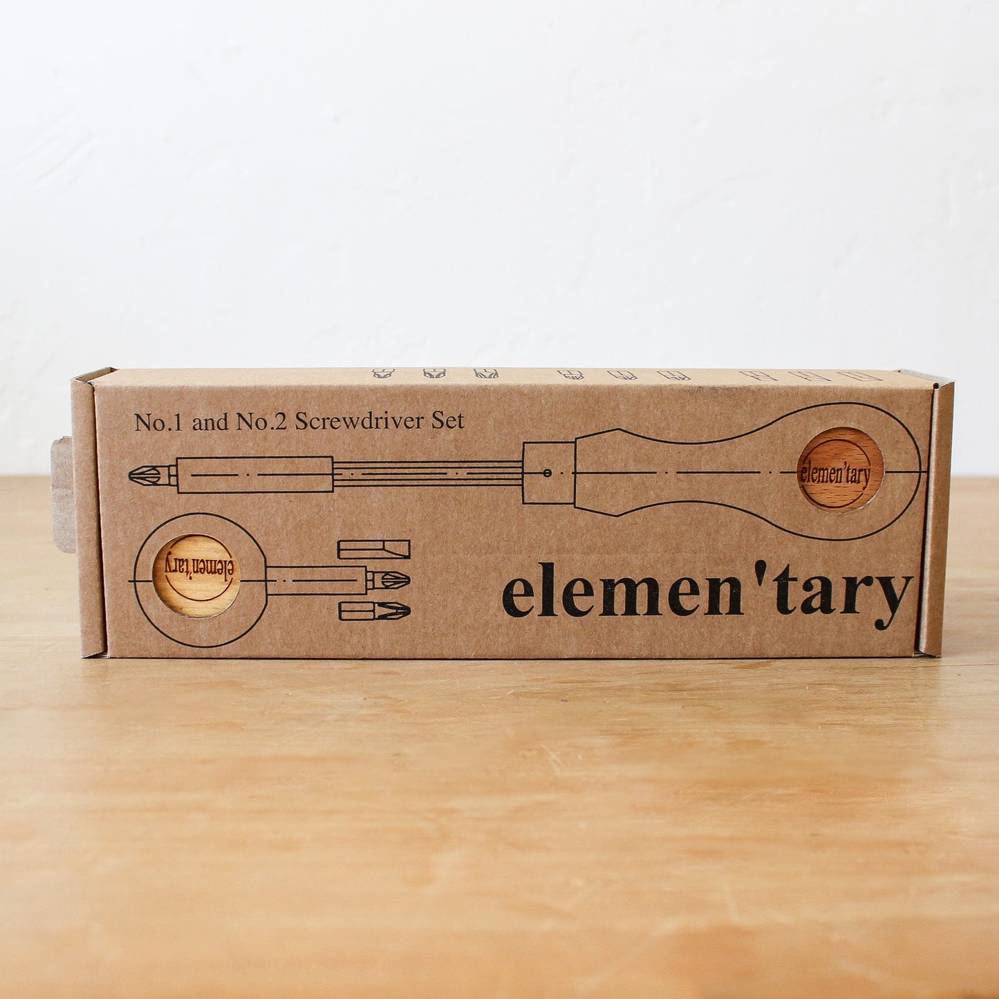 No.3 Screwdriver Sets (Both Handle + 9 Bits) | elemen'tary | Miss Arthur | Home Goods | Tasmania
