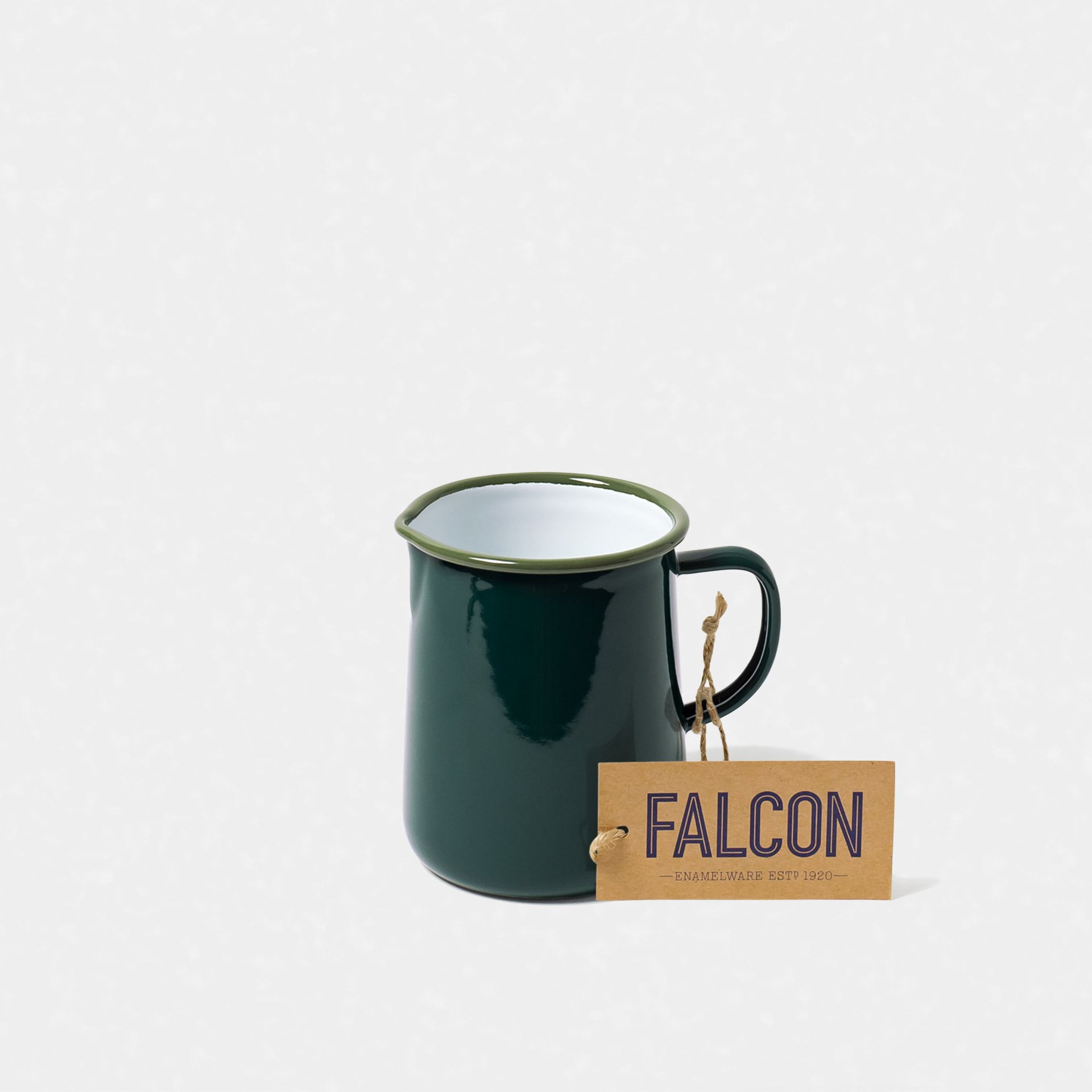 Falcon Enamelware Enamel 1 Pint Jug Samphire Green | Falcon Enamelware | Miss Arthur | Home Goods | Tasmania