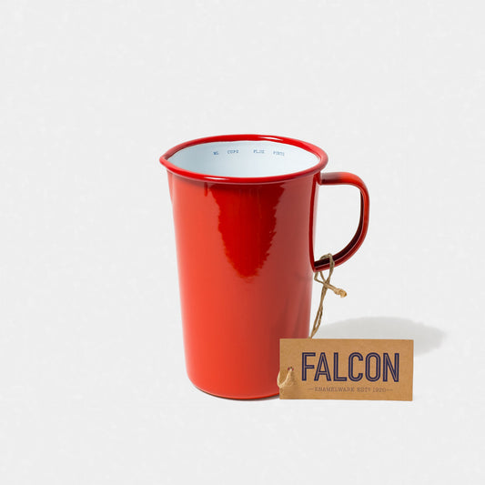 Falcon Enamelware Enamel 2 Pint Jug Pillarbox Red | Falcon Enamelware | Miss Arthur | Home Goods | Tasmania