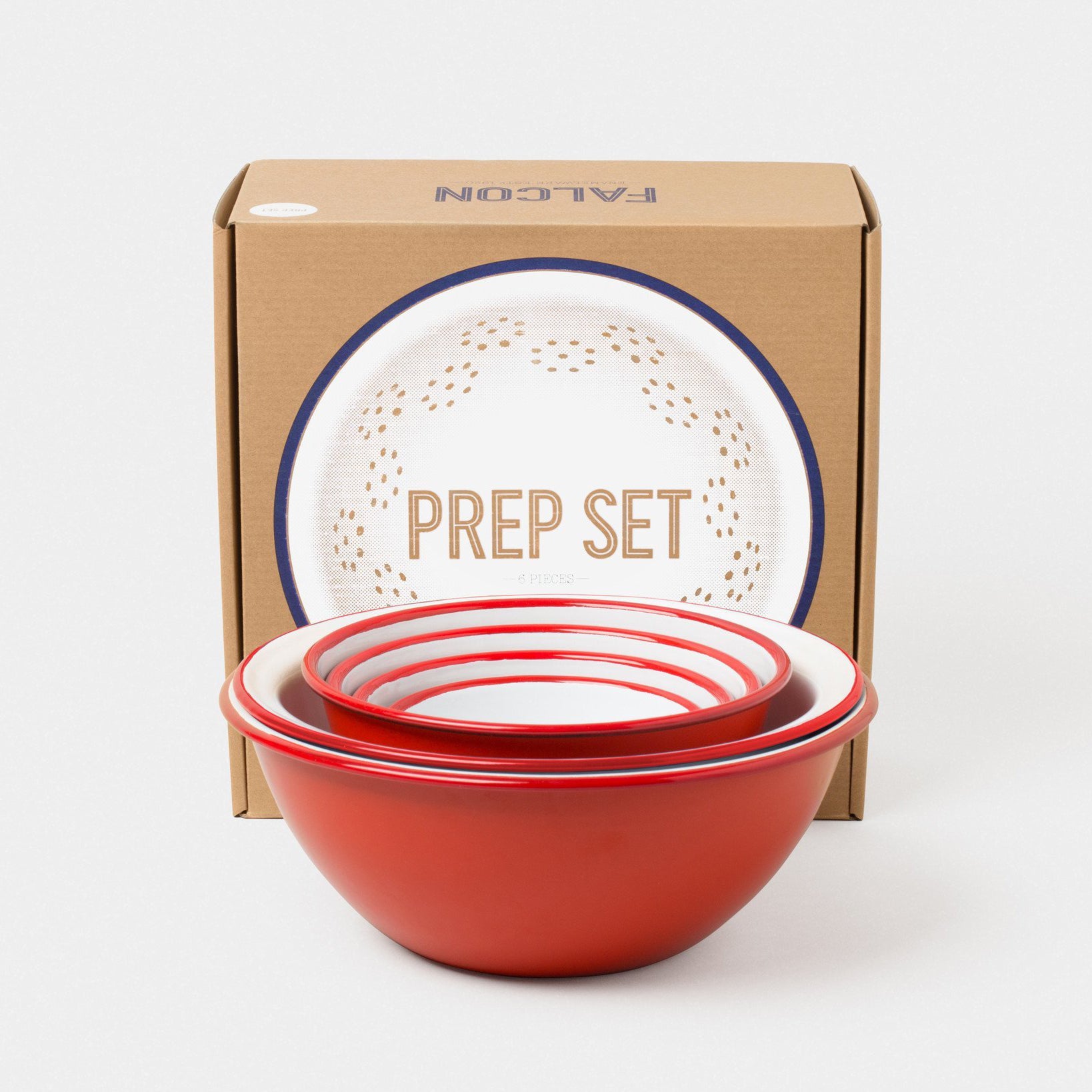 Falcon Enamelware Enamel Prep Set Pillarbox Red – Miss Arthur
