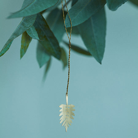 Fog Linen Work Brass Leaf (H) | Fog Linen Work | Miss Arthur | Home Goods | Tasmania