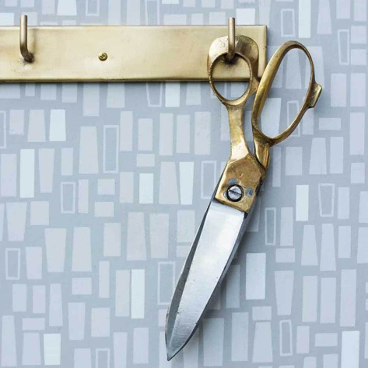 Brass Plated Triple Hook | Fog Linen Work | Miss Arthur | Home Goods | Tasmania
