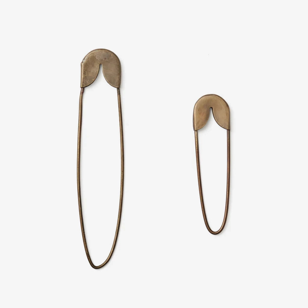 Fog Linen Work Brass Safety Pin Small | Fog Linen Work | Miss Arthur | Home Goods | Tasmania