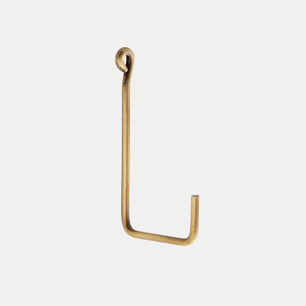 Fog Linen Work Brass Single Hook Small | Fog Linen Work | Miss Arthur | Home Goods | Tasmania