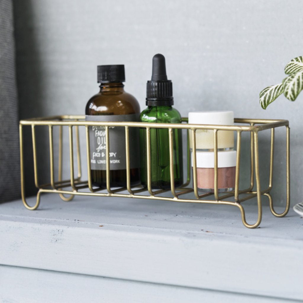 Fog Linen Work Brass Wire Slender Basket | Fog Linen Work | Miss Arthur | Home Goods | Tasmania