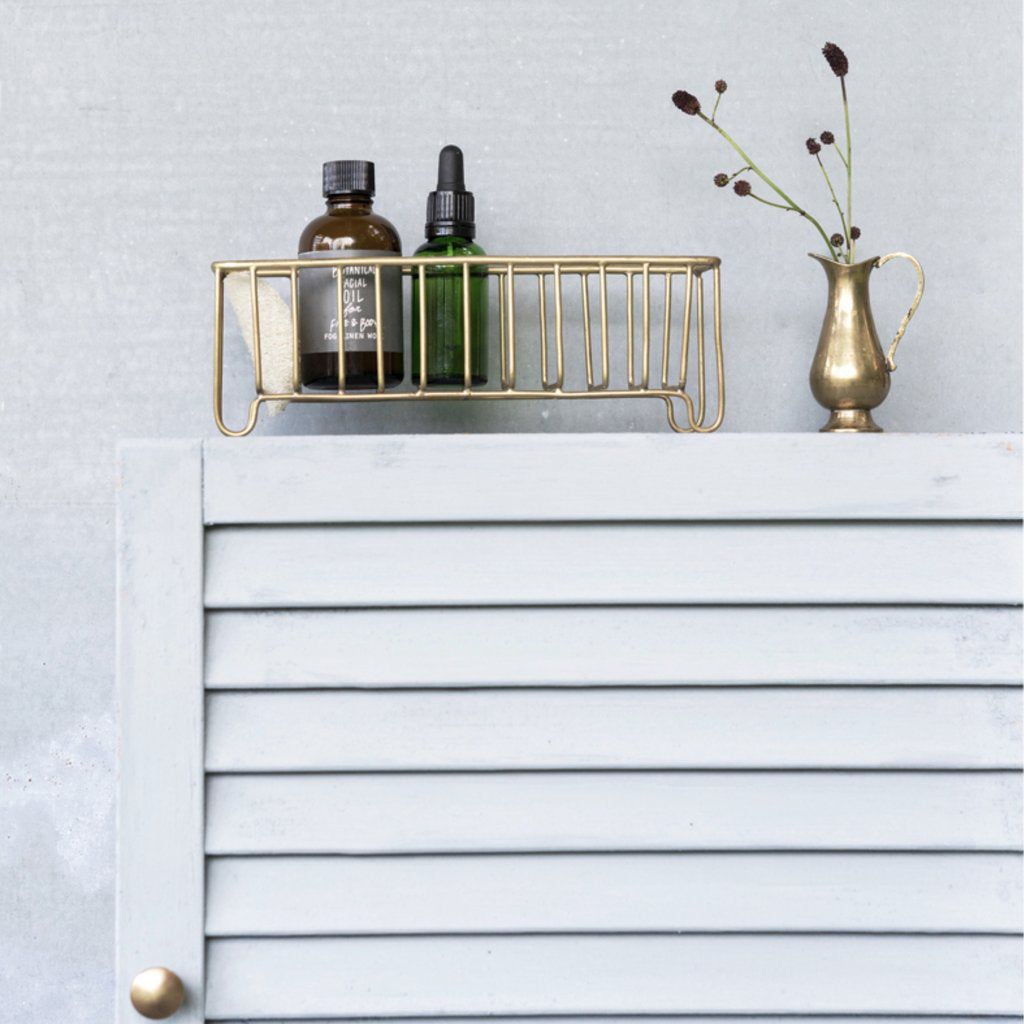 Fog Linen Work Brass Wire Slender Basket | Fog Linen Work | Miss Arthur | Home Goods | Tasmania