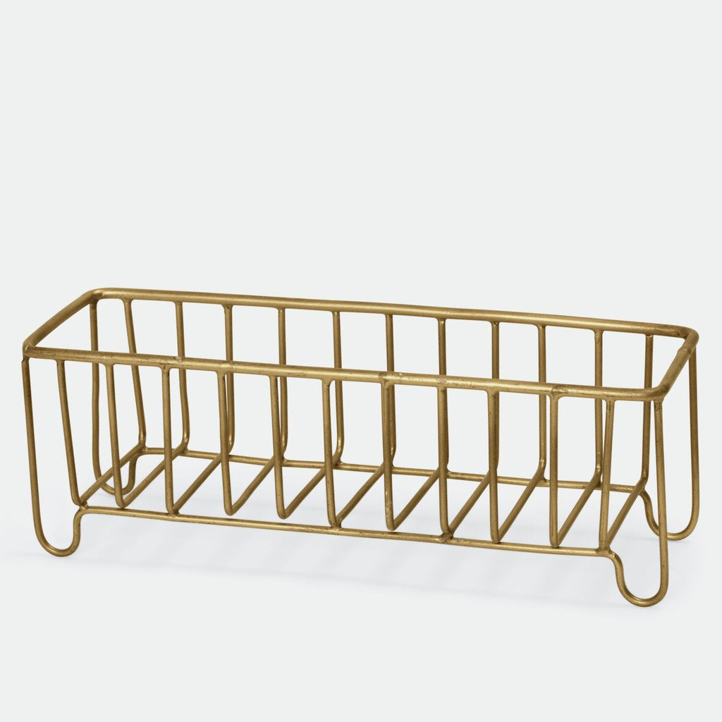 Fog Linen Work Brass Wire Slender Basket | Fog Linen Work | Miss Arthur | Home Goods | Tasmania