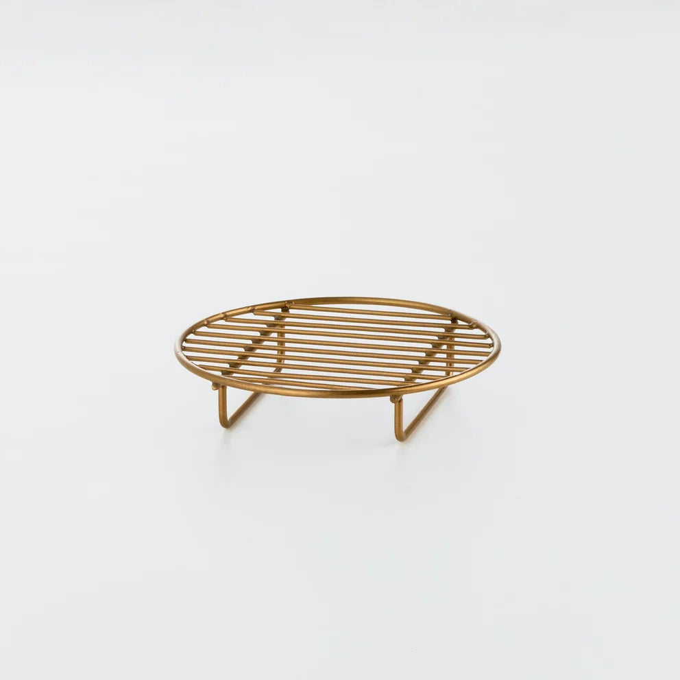 Fog Linen Work Brass Wire Rack Round | Fog Linen Work | Miss Arthur | Home Goods | Tasmania
